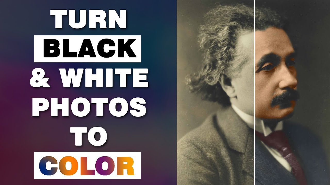 AI Tools to Turn Black and White Photos to Color YouTube