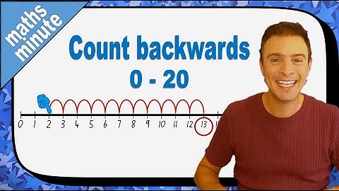 Counting backwards from numbers up to 20