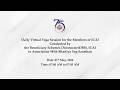 Daily Virtual Yoga Session for the Members of ICAI conducted by DBS-ICAI in association with BYS