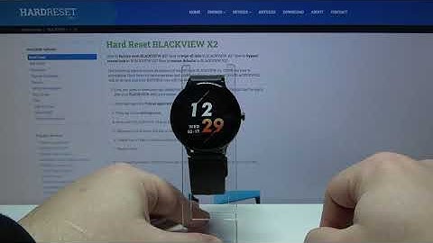 How to Change Watch Face in BLACKVIEW X2- Refresh Home Screen