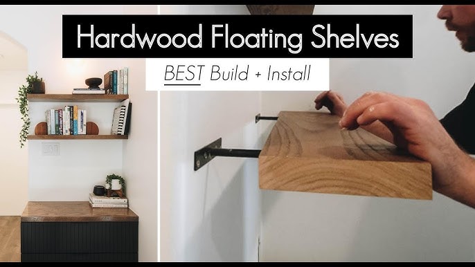 16 easy tutorials on building beautiful floating shelves and wall shelves!  Check out all the gorgeous bracket…