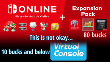 Nintendo Switch Online vs Virtual Console