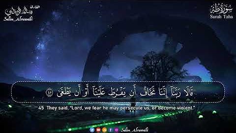 سورة طه | بصوت القارئ سالم الرويلي | #قرآن #قران_كريم #سالم_الرويلي