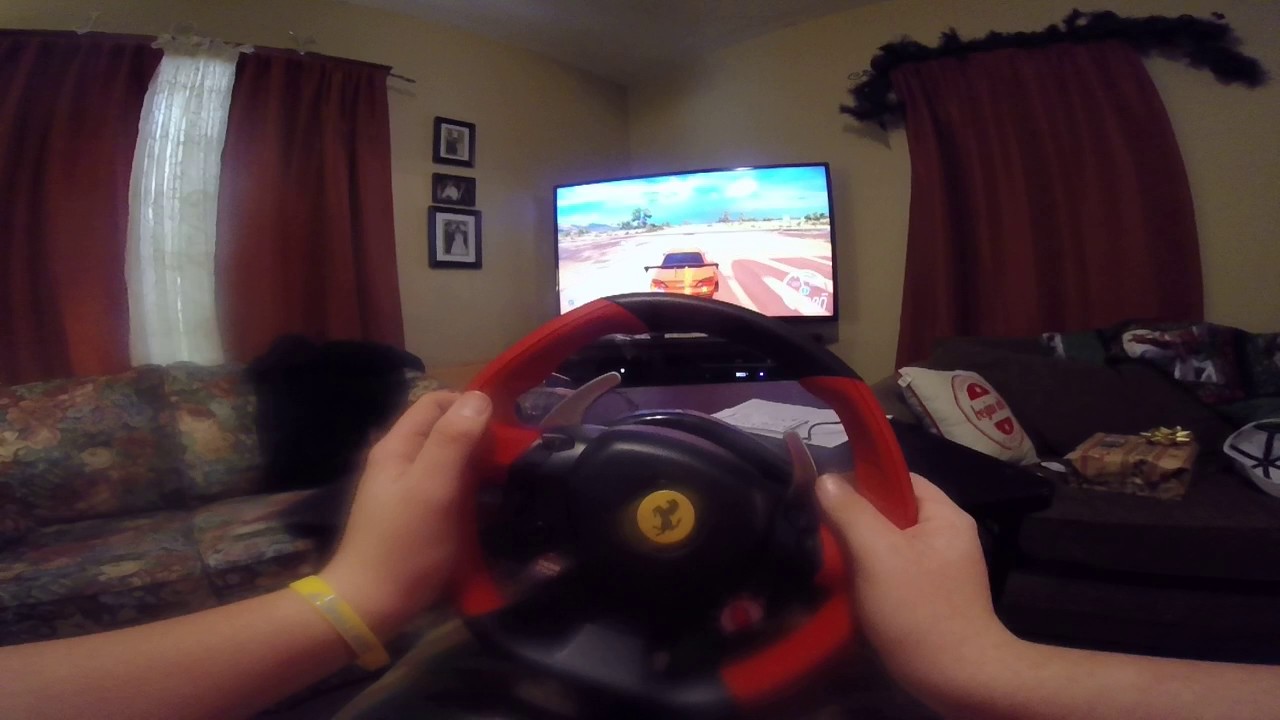 Ferrari 458 Spider Racing Wheel Forza Horizon 3 Youtube