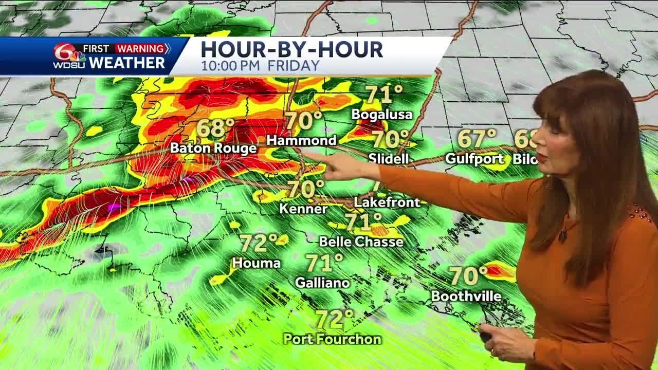 Heavy rain Friday night and Saturday morning - YouTube