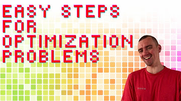 Optimization Problem Example (and the steps you can use to solve any optimization problem)