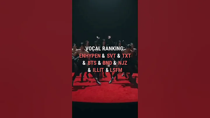 VOCAL RANKING: ENHYPEN & SEVENTEEN & TXT & BTS & BOYNEXTDOOR & NJZ & ILLIT & LE SSERAFIM #kpop