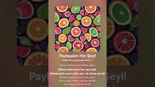 Bölme İşlemi Şarkısı Eğlenceli Matematik Şarkıları Ile Bölmeyi Öğrenelim