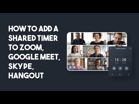 Video How to Add A Shared Timer to Zoom, Google Meet, Skype,... - youtube
