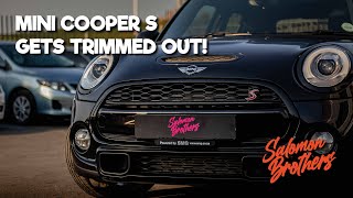 #MINICOOPER S GETS GLOSS BLACK TRIMMING!