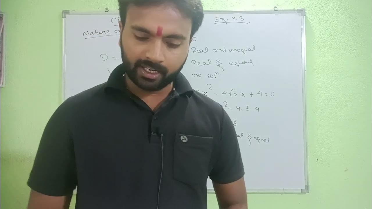 Cbse exercise 4 3 class 10th maths youtube