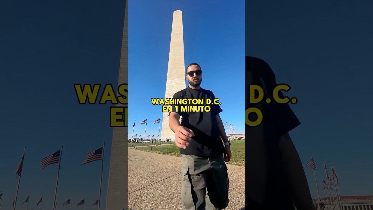 Conociendo la capital de Estados Unidos 🇺🇸 #shorts #washingtondc #washington #usa #latinoseneeuu