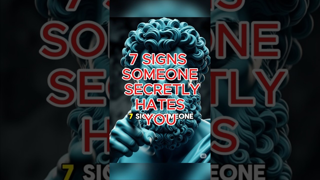 7 Signs Someone Hates You (You Need to Know Soon) | Stoicism