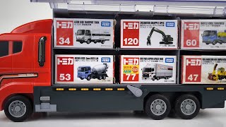 15 Types Working Cars Tomica｜Popular Vehicles Unboxing &amp; Organizing into Tomica Convoy