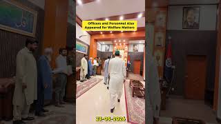 Internal Accountability & Force Welfare; DIG Operations Lahore Holds Orderly Room #lahore #police