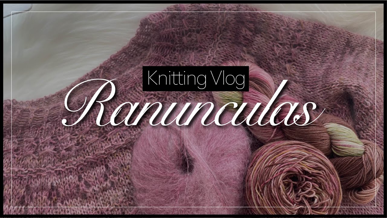 Vlog] How many days does it take to knit ranunculus? [Day 1] - YouTube