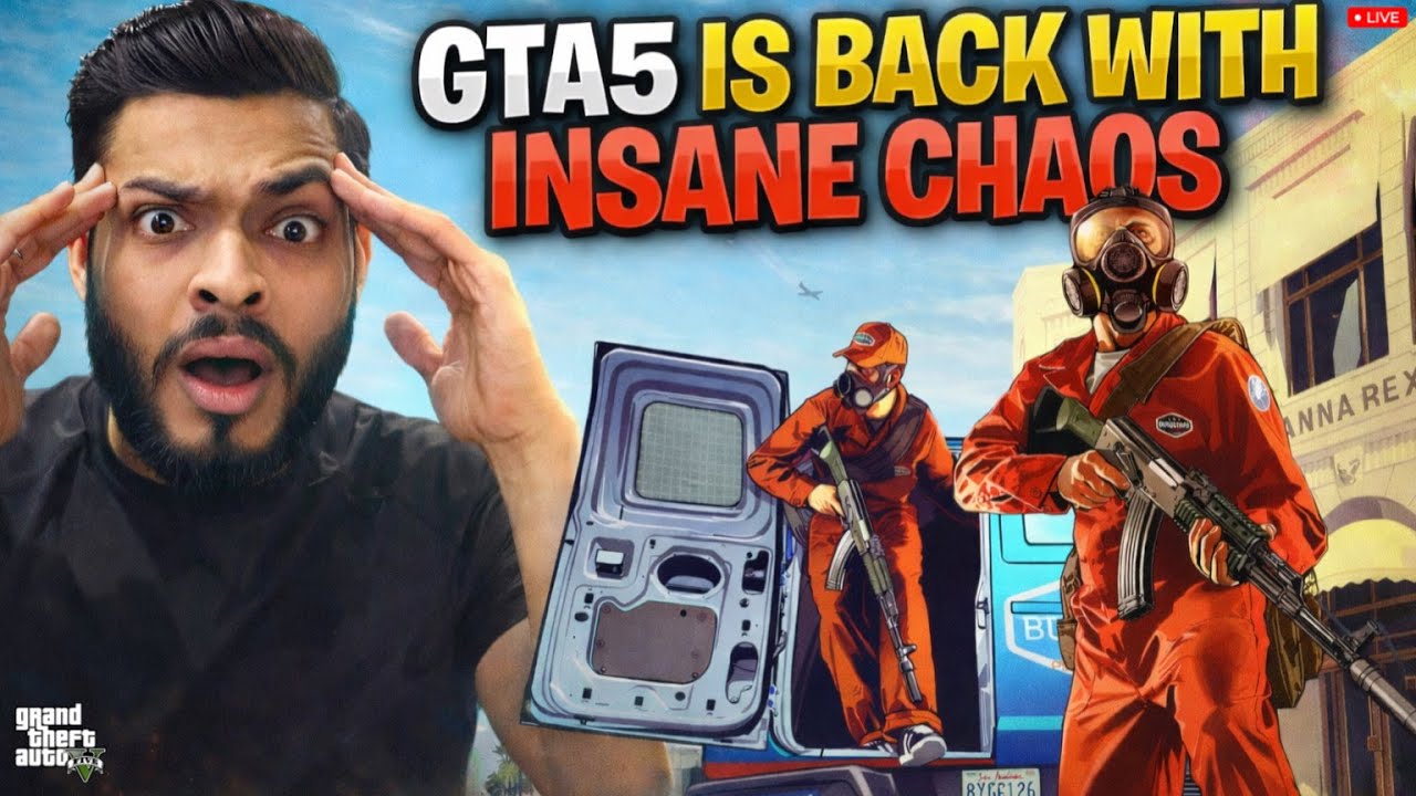 🚨GTA V LIVE🛑| PURE CHAOS IN LOS SANTOS 😱🔥 | NON-STOP MAYHEM DAY 43 ...