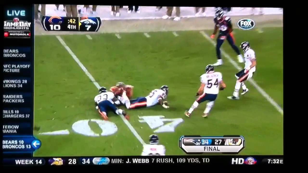 Bears at Broncos 12/11/11 TEBOW TIME!!!