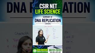 DNA Replication Quick Revision | CSIR NET Life Science #shorts