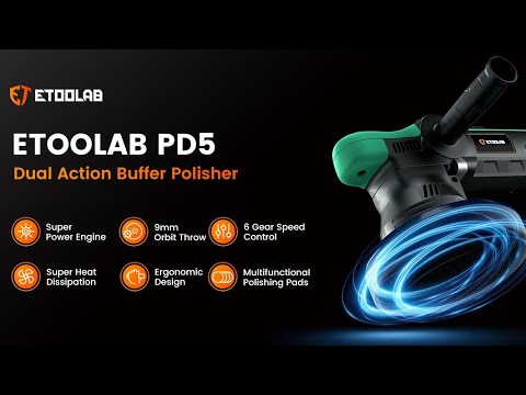 The Best Car Buffer Polisher Kit, ETOOLAB 6 Inch Dual Action Polisher ...
