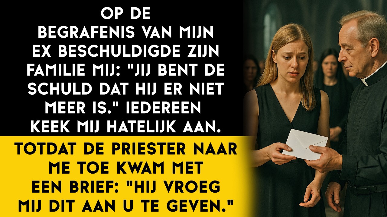 Op de begrafenis van mijn ex kreeg ik een brief… van hemzelf