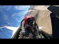 Female Thunderbird Pilot "Mace" • In-flight Cockpit Video