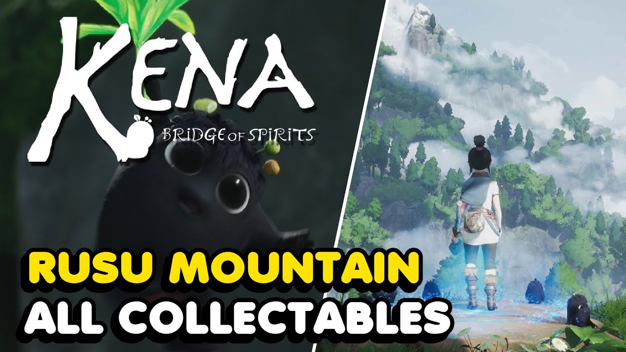Kena: Bridge Of Spirits - Rusu Mountain All Collectables (Rots, Flower Shrines, Hats, Spirit Mail..)