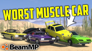 We Built Awful Muscle Cars And Raced Them In BeamNG MULTIPLAYER! Automation - BeamNG