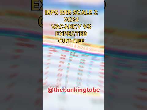 IBPS RRB SCALE