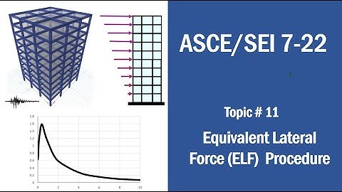 ASCE/SEI 7-22: Topic # 11- Equivalent Lateral Force (ELF) Procedure