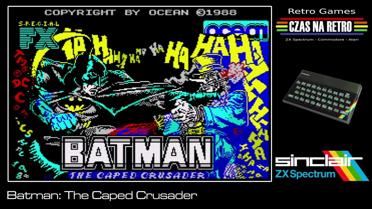 Batman: The Caped Crusader (1988) - ZX Spectrum - YouTube