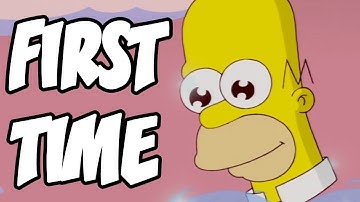 I Completed The Simpsons Game For The First Time - Funny Highlights