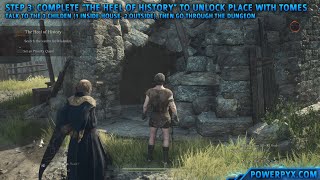 Dragons Dogma 2 - The Caged Magistrate Walkthrough - A Place with Plenty of Tomes Location