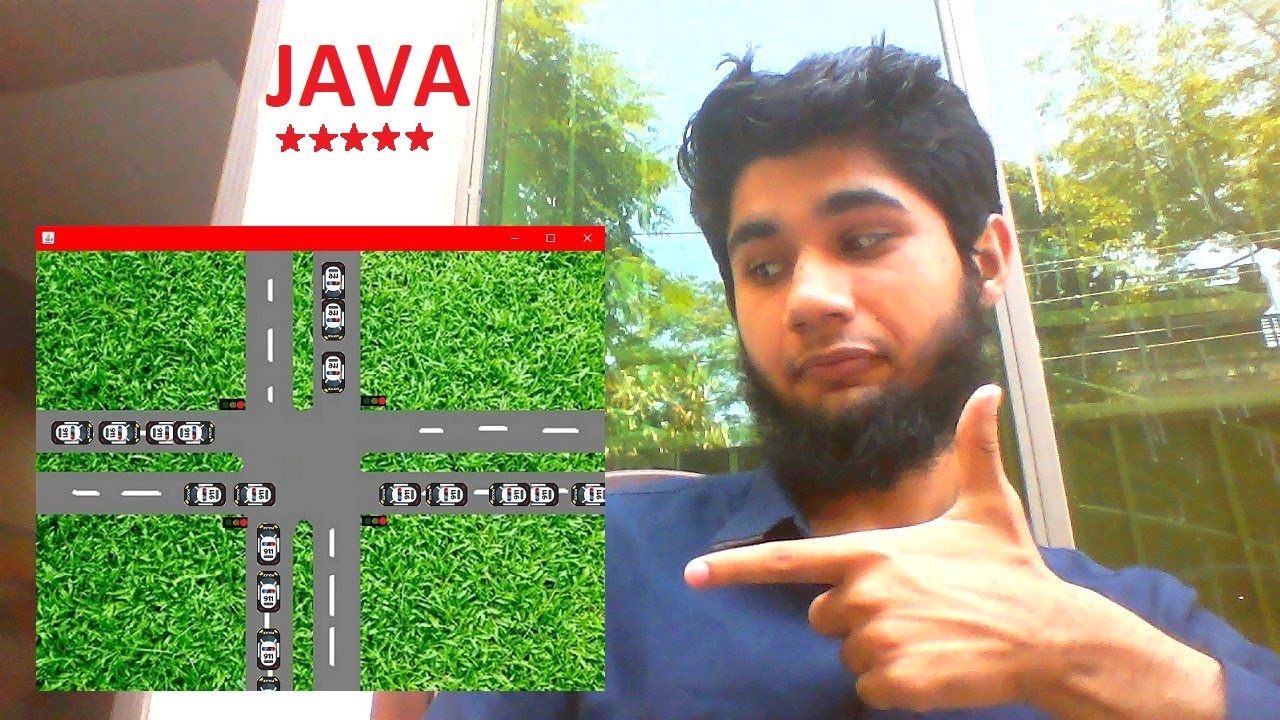 Traffic Animation Java Traffic Chowk Animation (JAVA Gui Assignment of subject Advanced ...