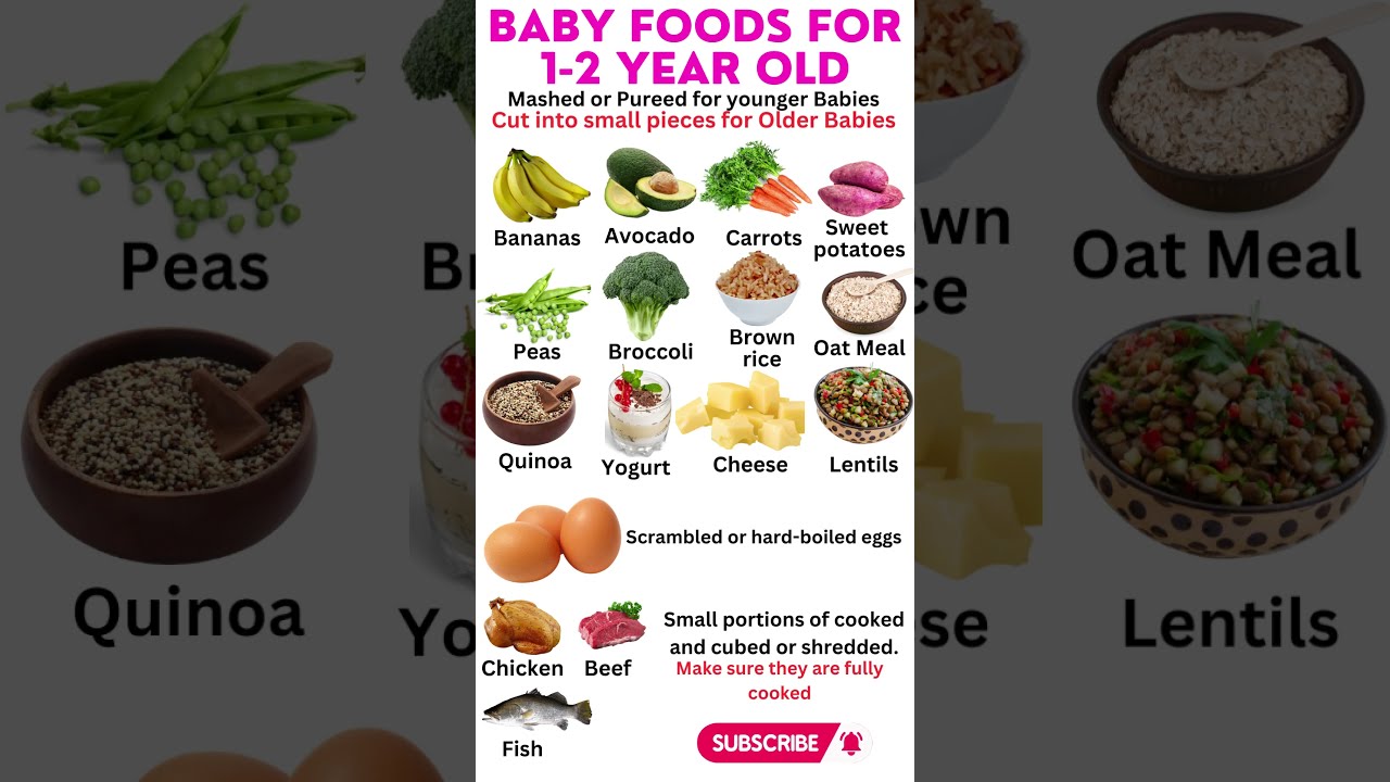 Baby Foods For 1 2 Year Old Shorts Viral Food