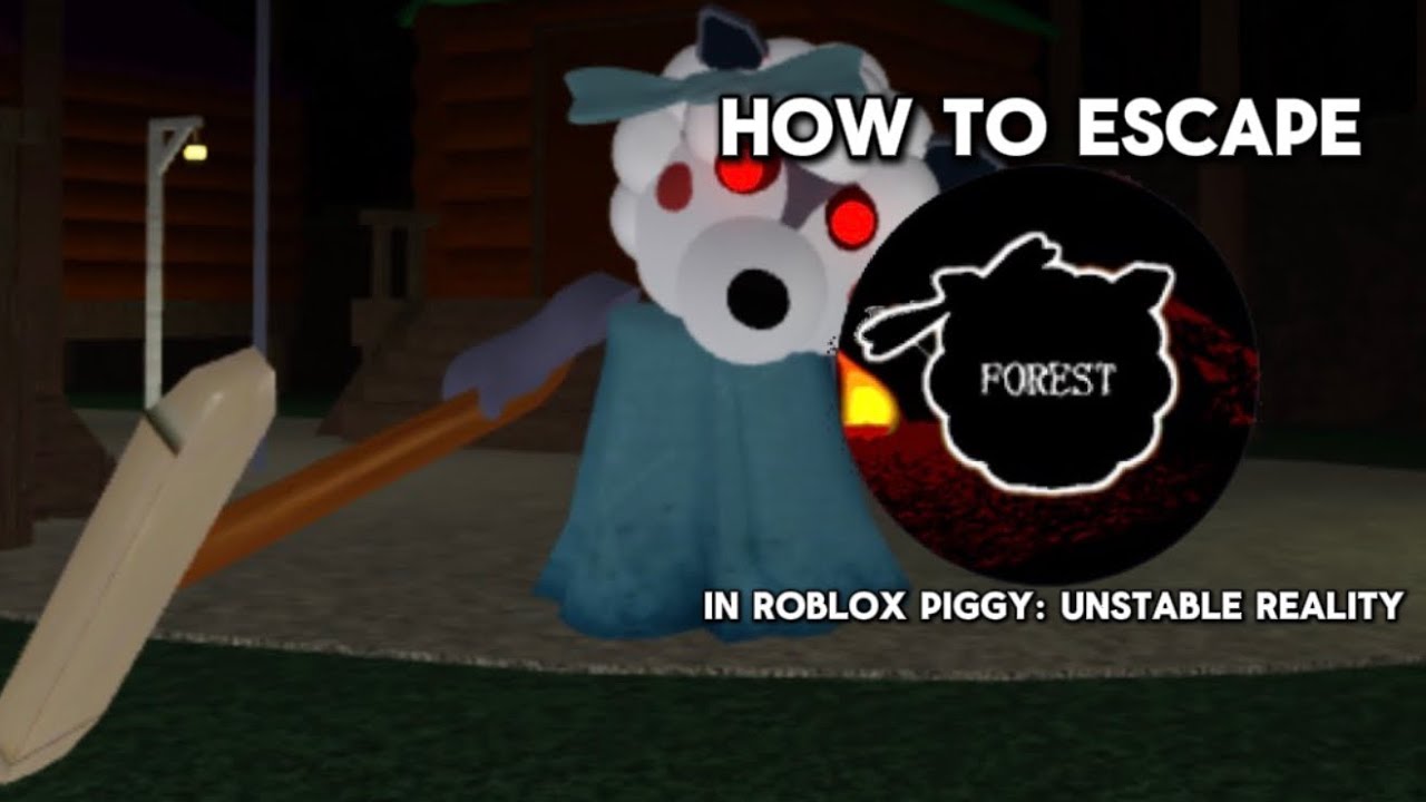 How To Escape “FOREST” In Roblox PIGGY: UNSTABLE REALITY!
