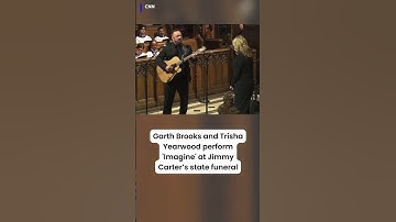 Thumbnail of Garth Brooks, Trisha Yearwood perform at Carter funeral