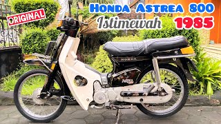 HONDA ASTREA 800 ORIGINAL MOTORRAD VON 1985 WARMLAUFEN LASSEN, VOLLSTÄNDIGE PAPIERE, STEUER AKTUELL