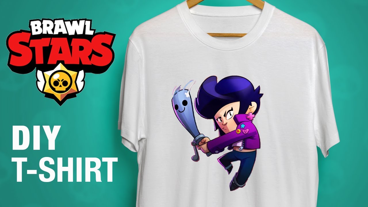 Brawl Stars Bibi Diy T Shirt With Marker Bibi Brawl Stars Diy Custom T Shirt Craft By K Youtube - brawl stars t shirt