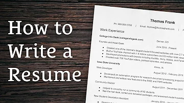 How do you write a typing resume?
