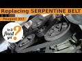 Replacing Serpentine Belt - Peugeot 307