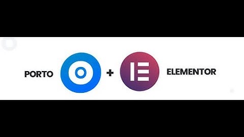 Porto WordPress (Demo Import) Elementor version