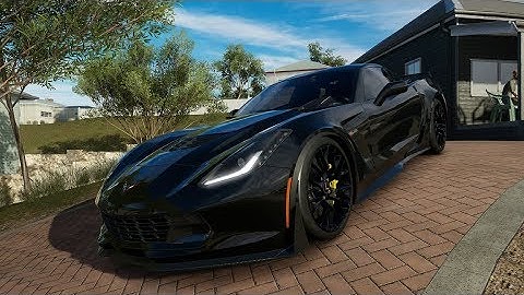 Forza Horizon 3 - 2015 CHEVROLET CORVETTE Z06 "ALL BLACK" - Test Drive - 1080p60FPS