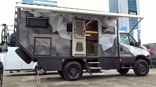 2024 Iveco Daily 4x4 Expedition Camper Van - Interior Exterior Details  - Camping &amp; Caravaning Expo
