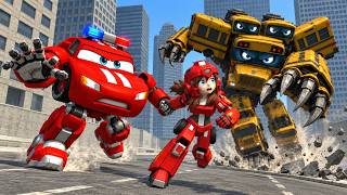 Lightning McQueen! Please Help Me! Escape From Monster Bus in Garry's Mod