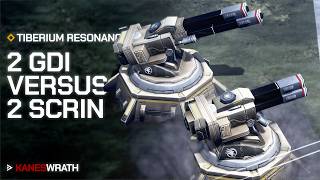Kane's Wrath [Tiberium Resonance M Mod] - 2 GDI vs 2 Scrin Brutal AI