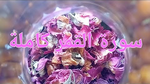 #اللهم_صل_وسلم_على_نبينا_محمد #سورة_القمر #كاملة #ارح_قلبك #القرآن_الكريم 