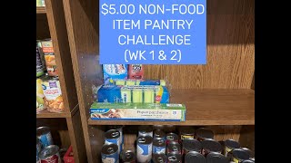 $5.00 NON FOOD ITEM CHALLENGE (WK 1 & 2) #pantrychallenge