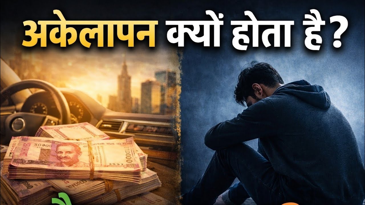 58 लाख कमाने के बाद भी अकेलापन क्यों?Two Types of Loneliness Explained