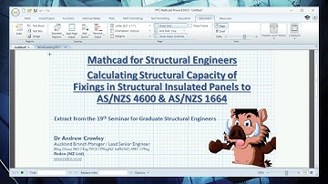 Mathcad for Structural Engineers: Design of fixings in SIPS fixings